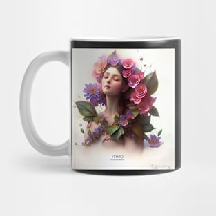 Beautiful flower girl Mug